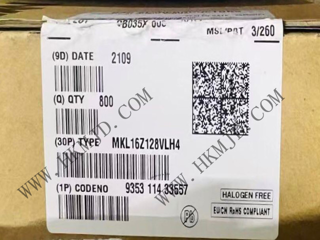 供應NXP原裝Arm微控制器MKL16Z128VLH4：基于Cortex-M0+的超低功耗MCU