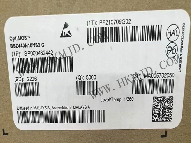 英飛凌功率MOSFET BSZ440N10NS3G OptiMOS?3 功率晶體管，100V