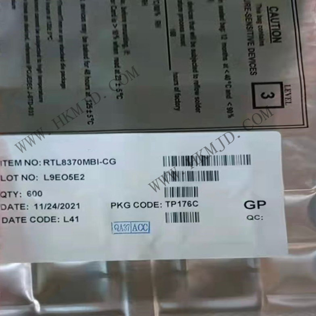 Realtek RTL8370MBI 高性能8+2端口千兆以太網(wǎng)交換芯片，明佳達(dá)電子現(xiàn)貨供應(yīng)