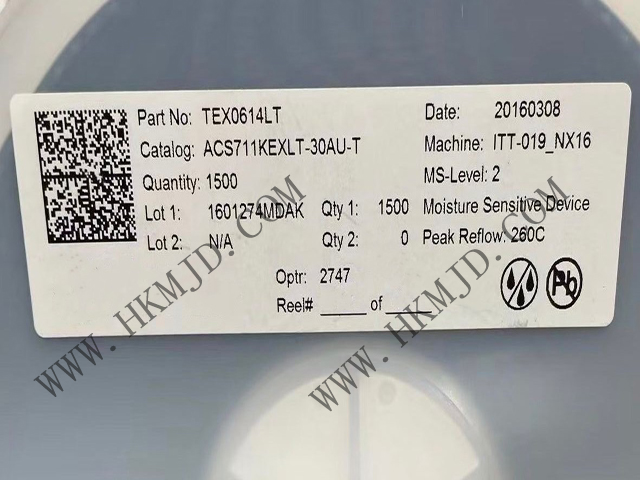 Allegro ACS711KEXLT-30AU 霍爾效應線性電流傳感器，帶過流故障輸出，適用于隔離應用